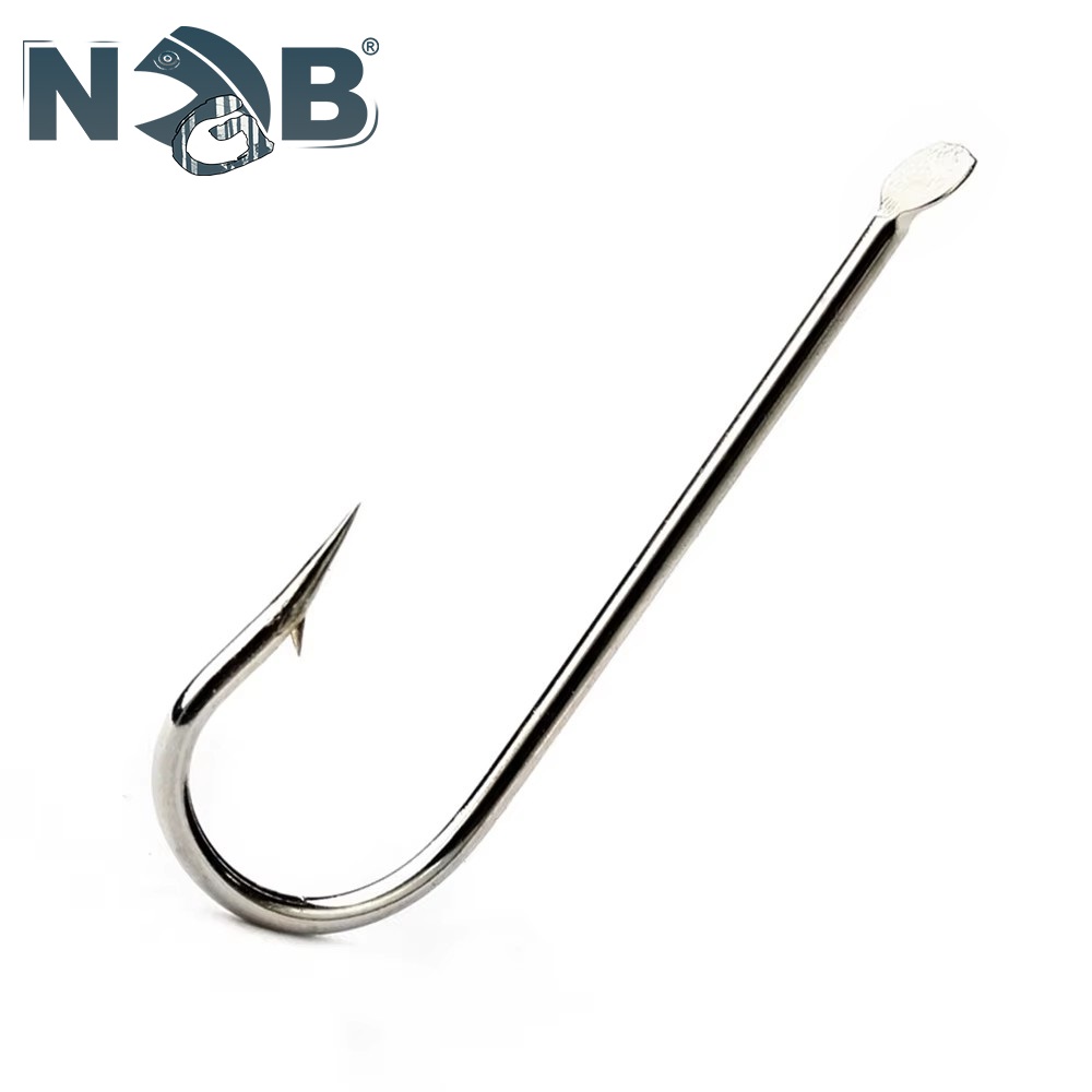 Fishing Hook Assortment - NGB 1799N สูงเหล็กคาร์บอนแบนรอบตะขอ 100 ชิ้น/ล็อต 1