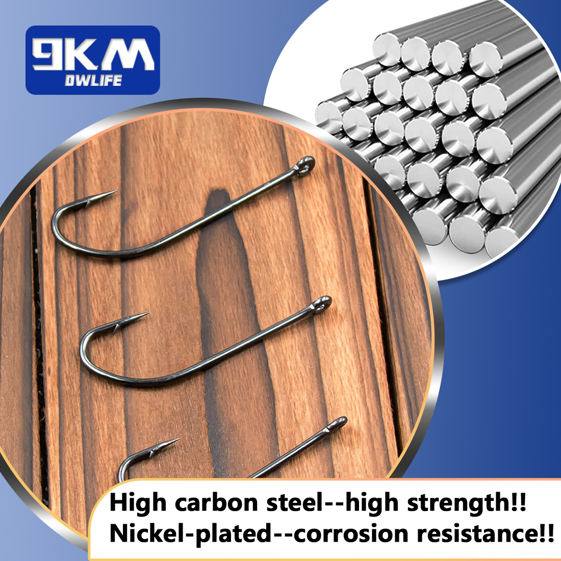 9KM น้ำทะเล Fishing Hook 50 ~  - Fishing Hook Assortment บทวิจารณ์และราคา
