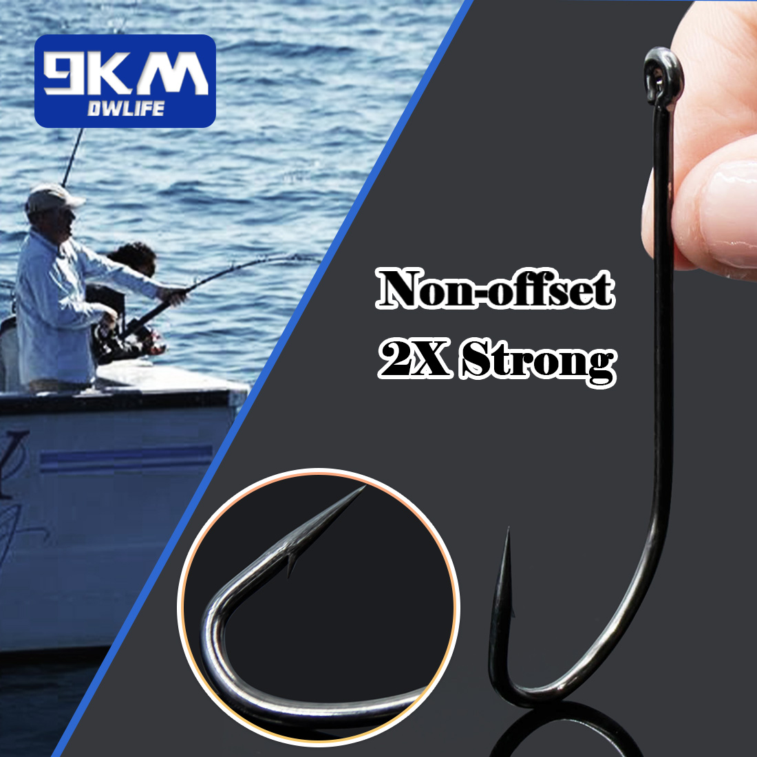 9KM น้ำทะเล Fishing Hook 50 ~  - Fishing Hook Assortment บทวิจารณ์และราคา