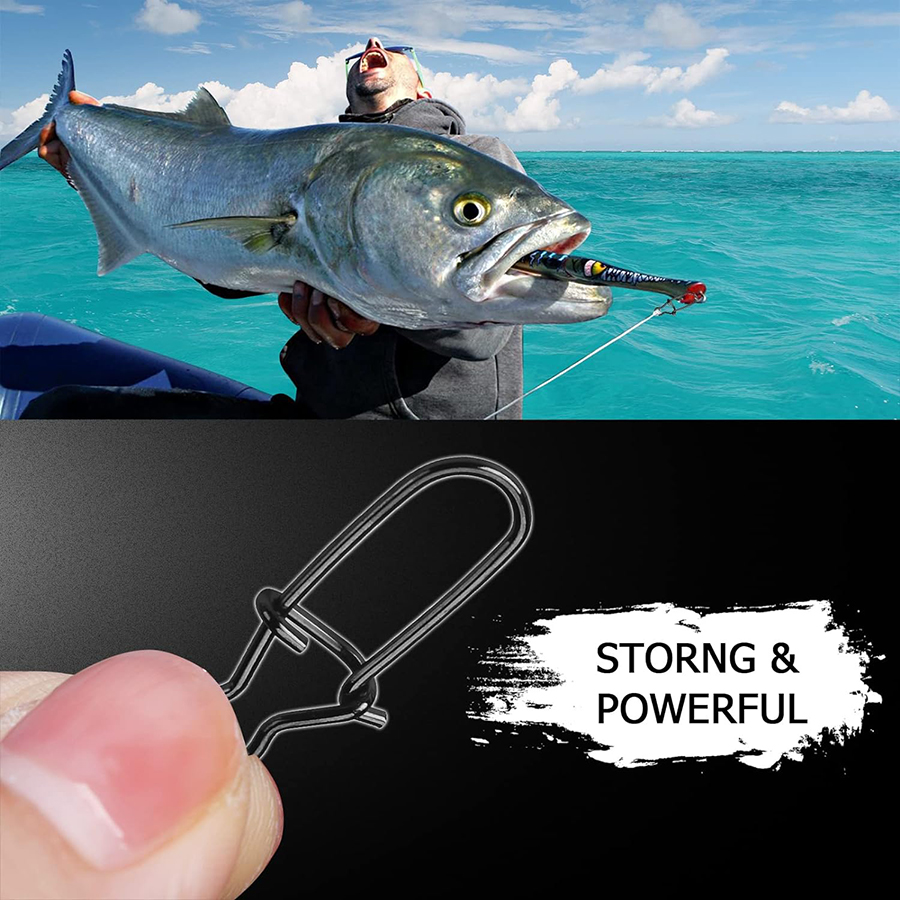 50 ชิ้น Crankbait Snaps สแตนเล - Fishing Hook Remover บทวิจารณ์และราคา