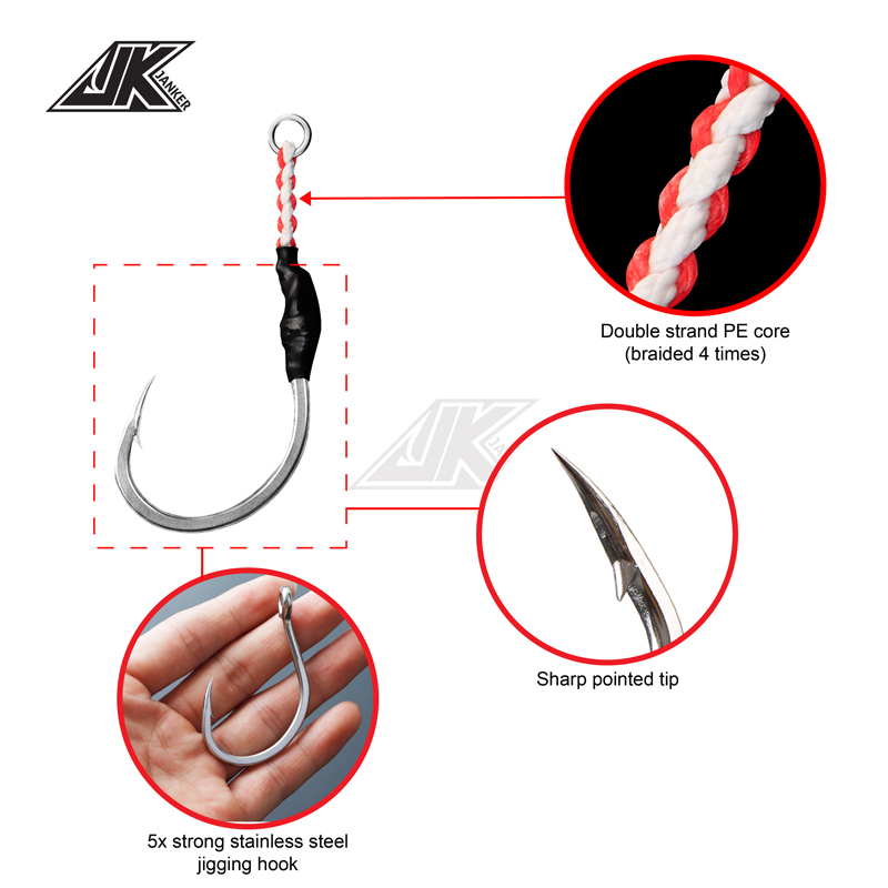 JK HVS Heavy Power Assist 7/0  - Fishing Hook Assortment บทวิจารณ์และราคา